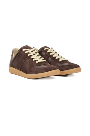 Replica sneakers in nappa leather and suede MAISON MARGIELA | S57WS0236P1895T2154